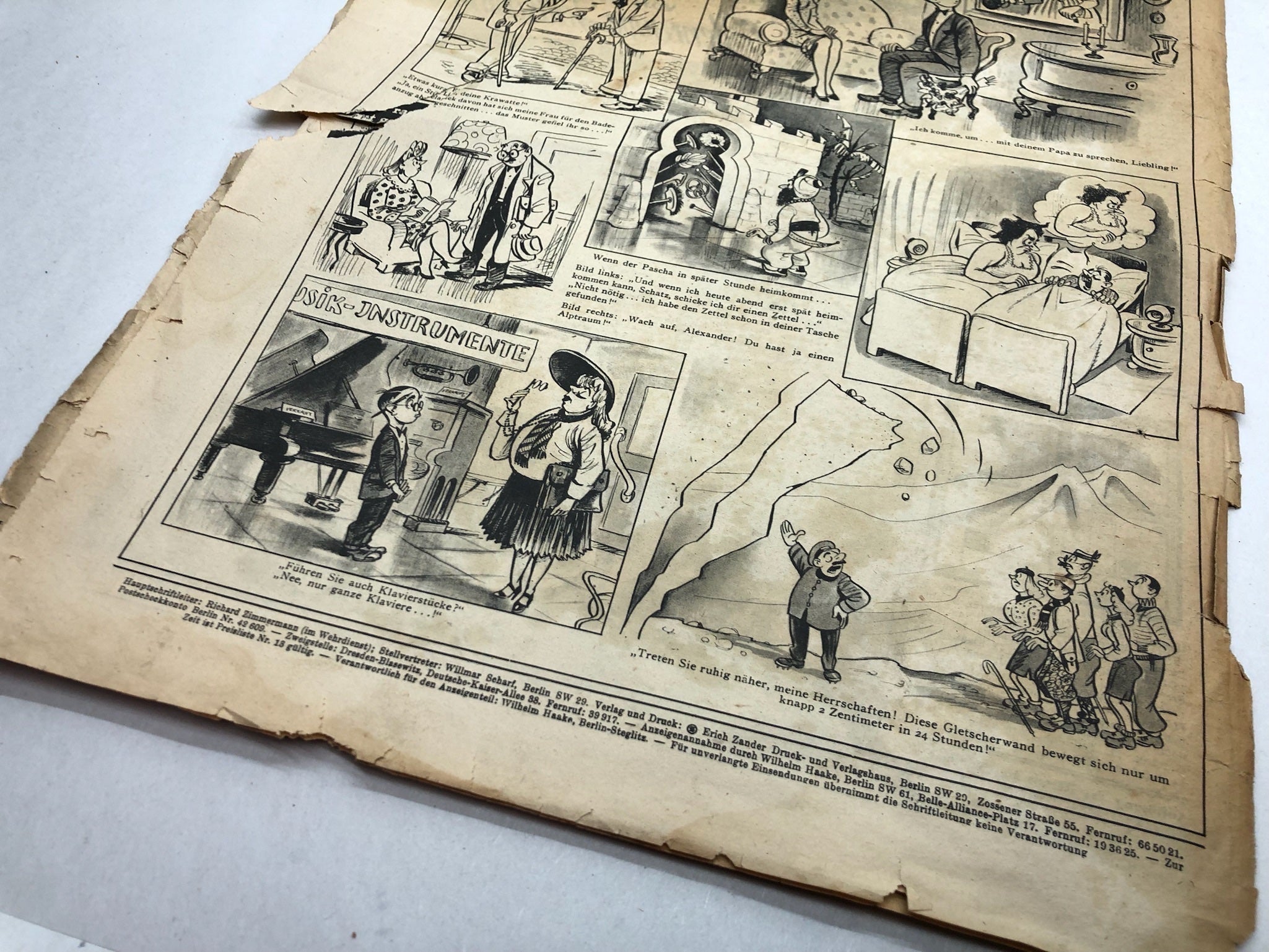 Original WW2 German Political Newspaper - 12th October 1943 - The Militaria Shop