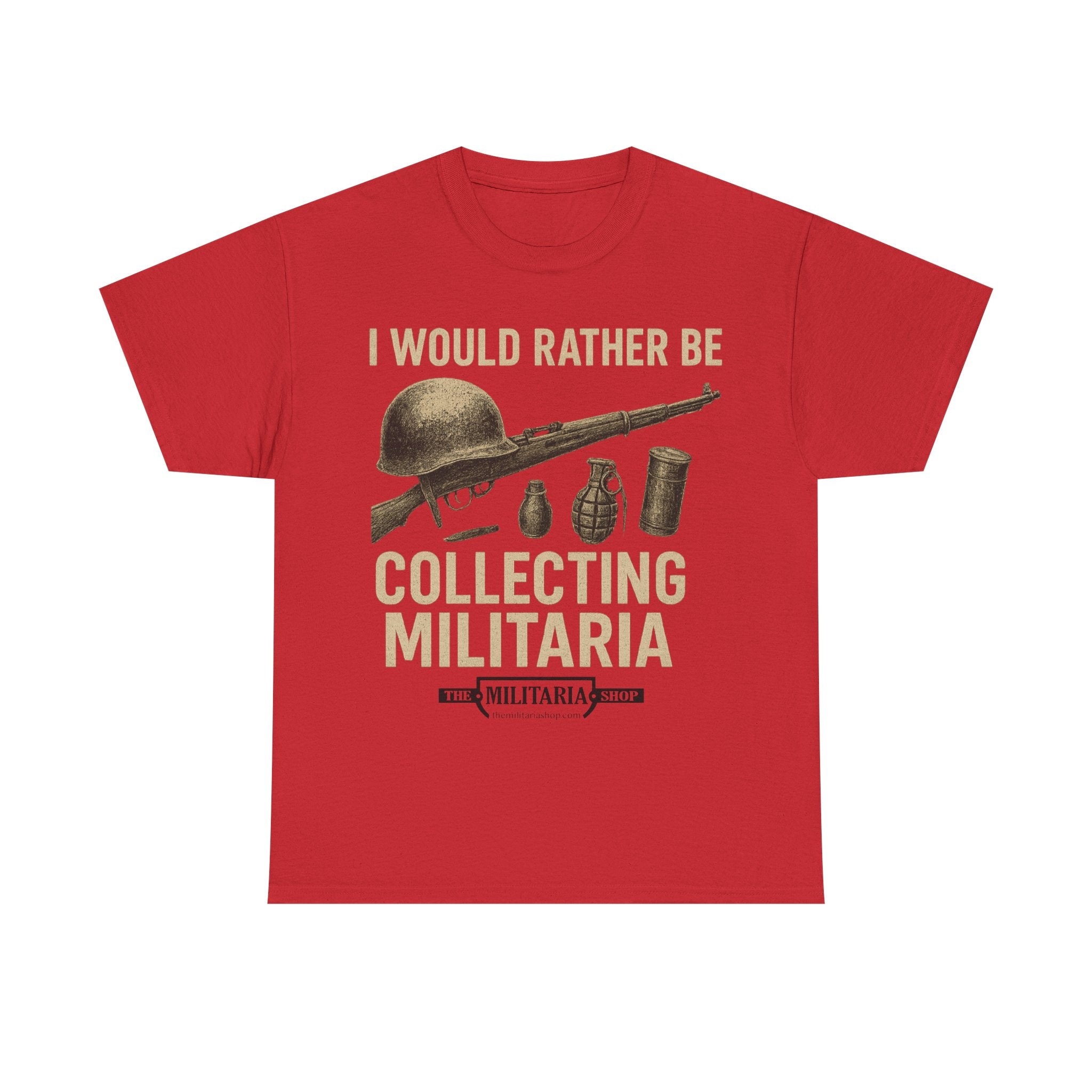 Military Collector's Tee, Vintage Style Shirt, Gift for Veterans, Unisex Heavy Cotton Tee, Collectibles Enthusiast Apparel - The Militaria Shop