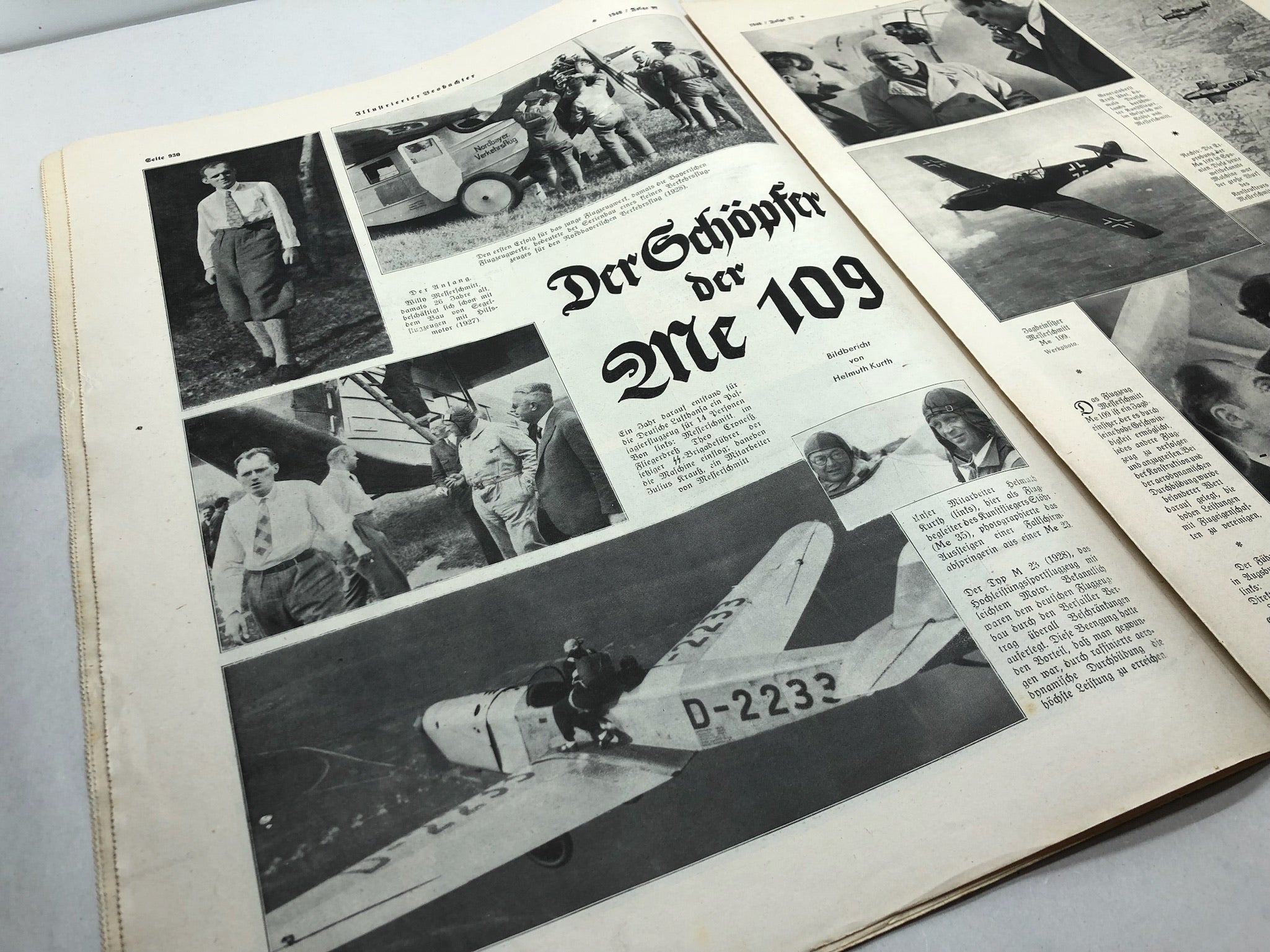 JB Juustrierter Beobachter NSDAP Magazine Original WW2 German - 12 September 1940 - The Militaria Shop