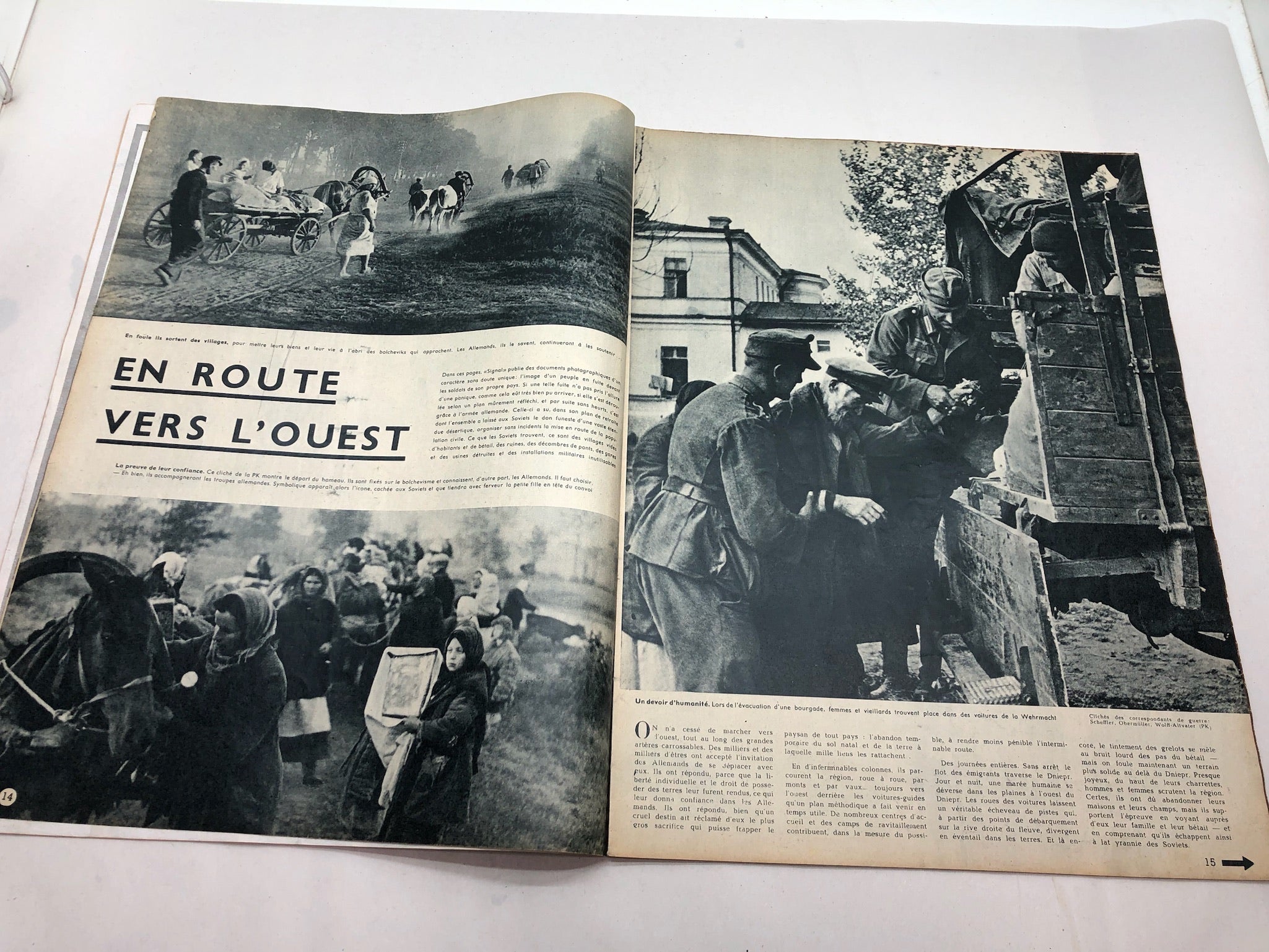 Original French Language WW2 Propaganda Signal Magazine - No.23 1943 - The Militaria Shop