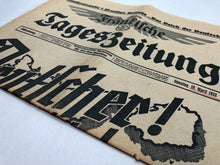 Charger l'image dans la galerie, Original WW2 German Political Newspaper - 10th April 1938