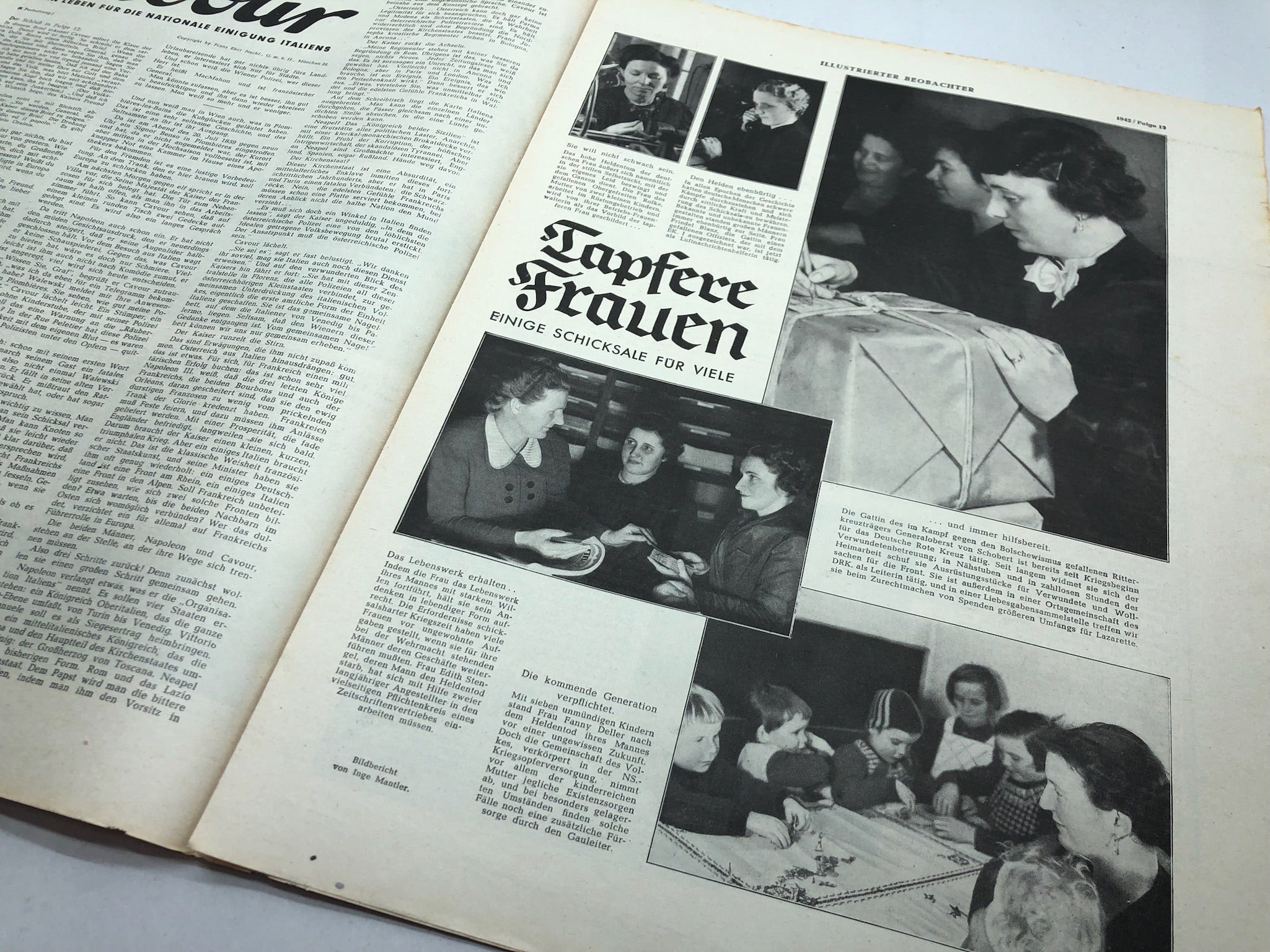 JB Juustrierter Beobachter NSDAP Magazine Original WW2 German - 26 March 1942 - The Militaria Shop