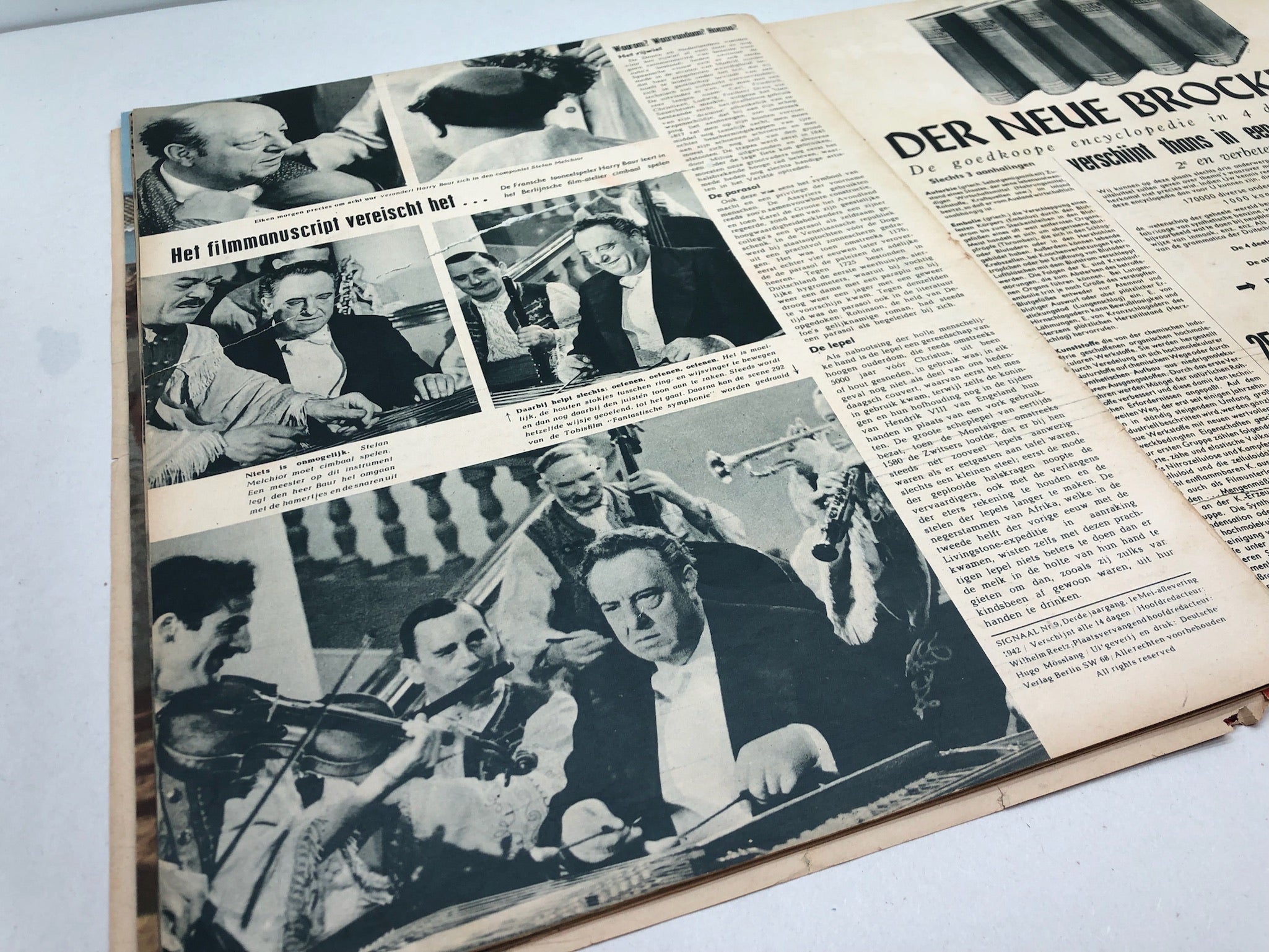 Original Dutch Language WW2 Propaganda Signaal Magazine - No.9 1942 - The Militaria Shop