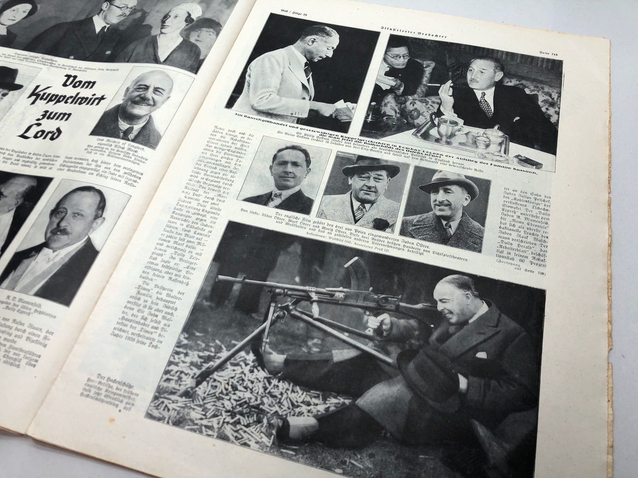 JB Juustrierter Beobachter NSDAP Magazine Original WW2 German - 18th July 1940 - The Militaria Shop