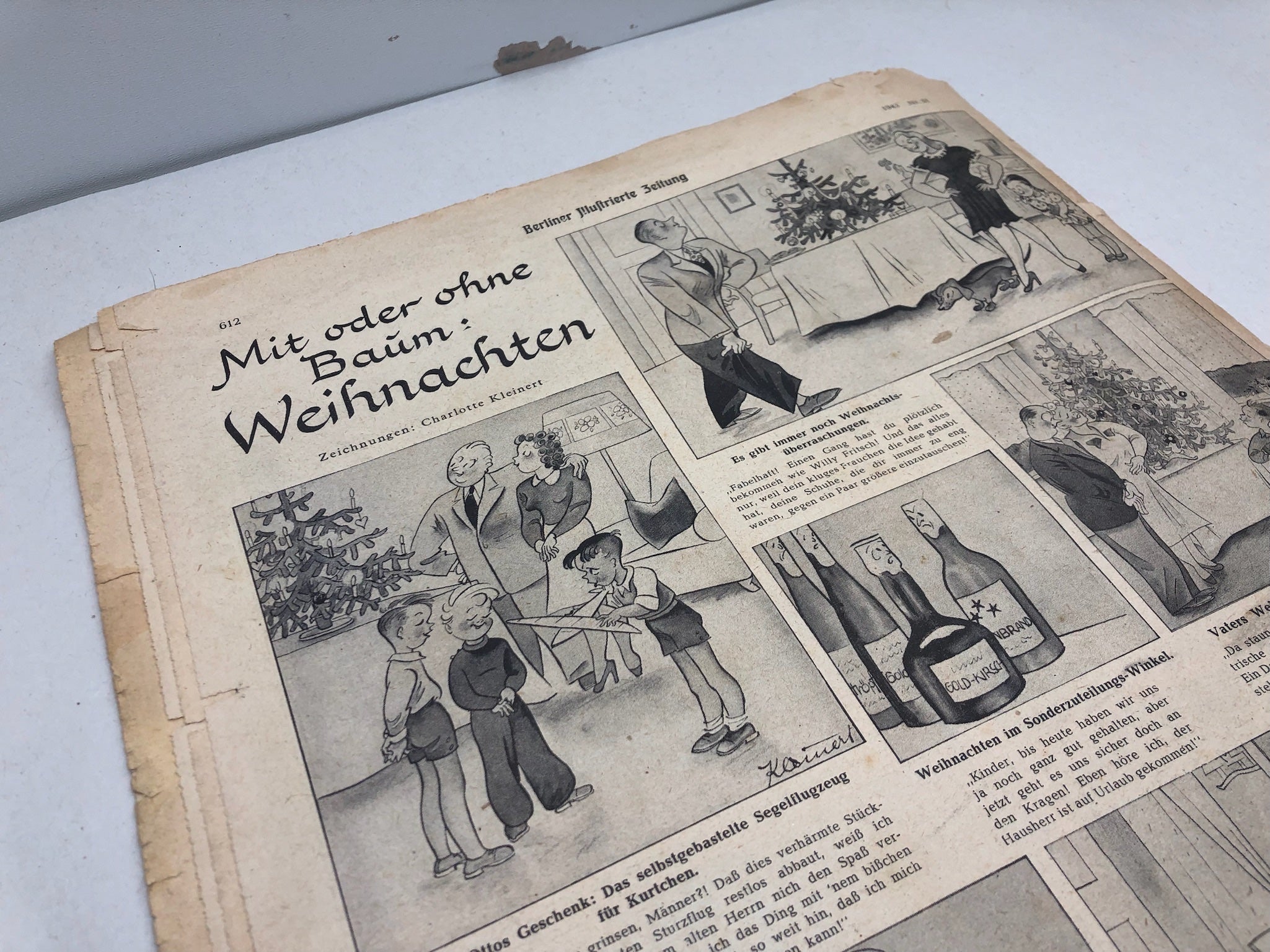 Original WW2 German Political Newspaper - 23th December 1943 - The Militaria Shop