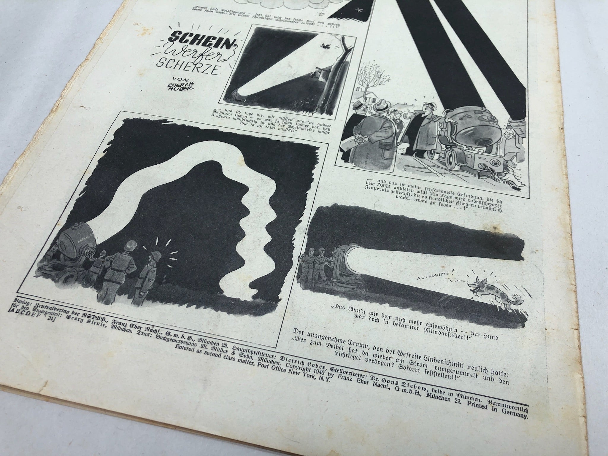 JB Juustrierter Beobachter NSDAP Magazine Original WW2 German - 11 April 1940 - The Militaria Shop
