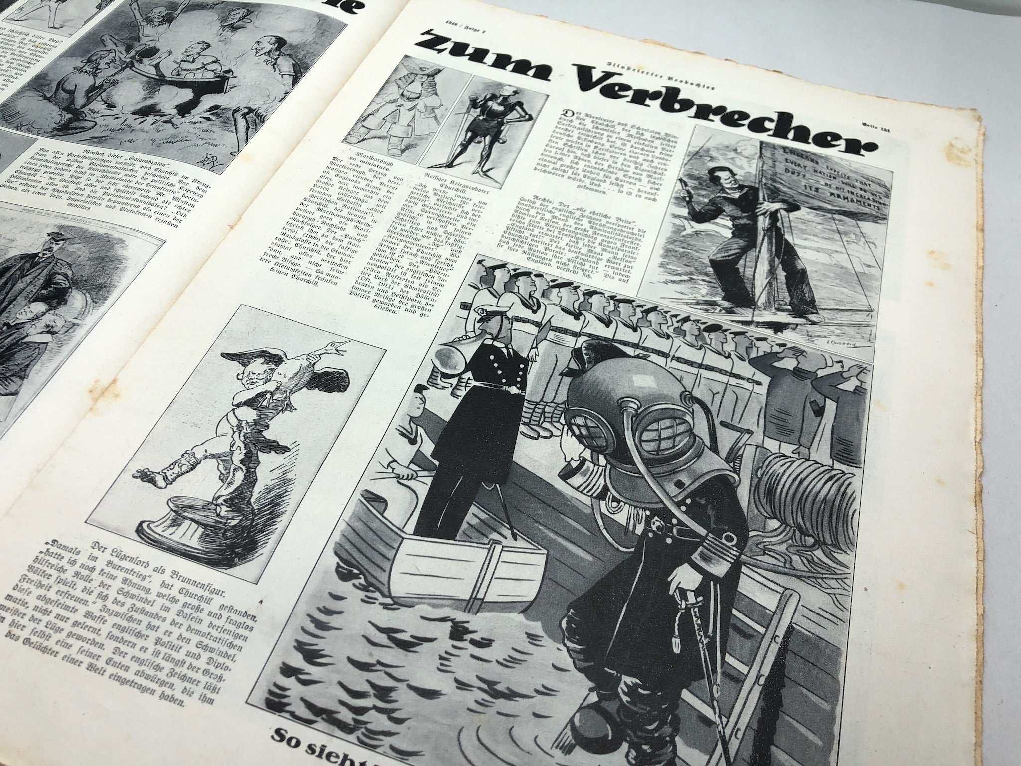 JB Juustrierter Beobachter NSDAP Magazine Original WW2 German - 15 February 1940 - The Militaria Shop