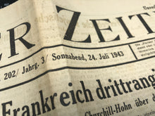 Charger l'image dans la galerie, Original WW2 German Political Newspaper - 24th July 1943