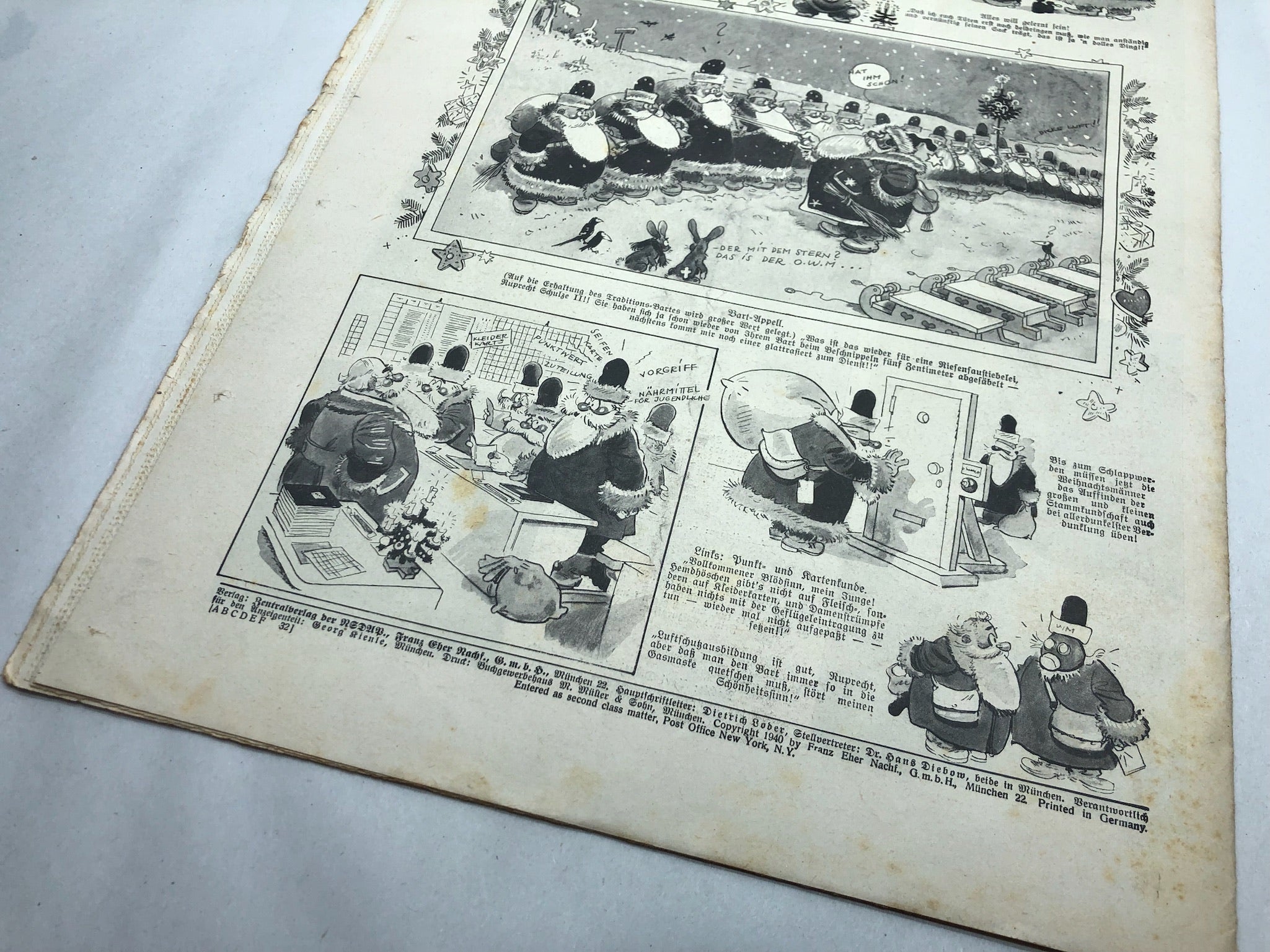 JB Juustrierter Beobachter NSDAP Magazine Original WW2 German - 19 December 1940 - The Militaria Shop