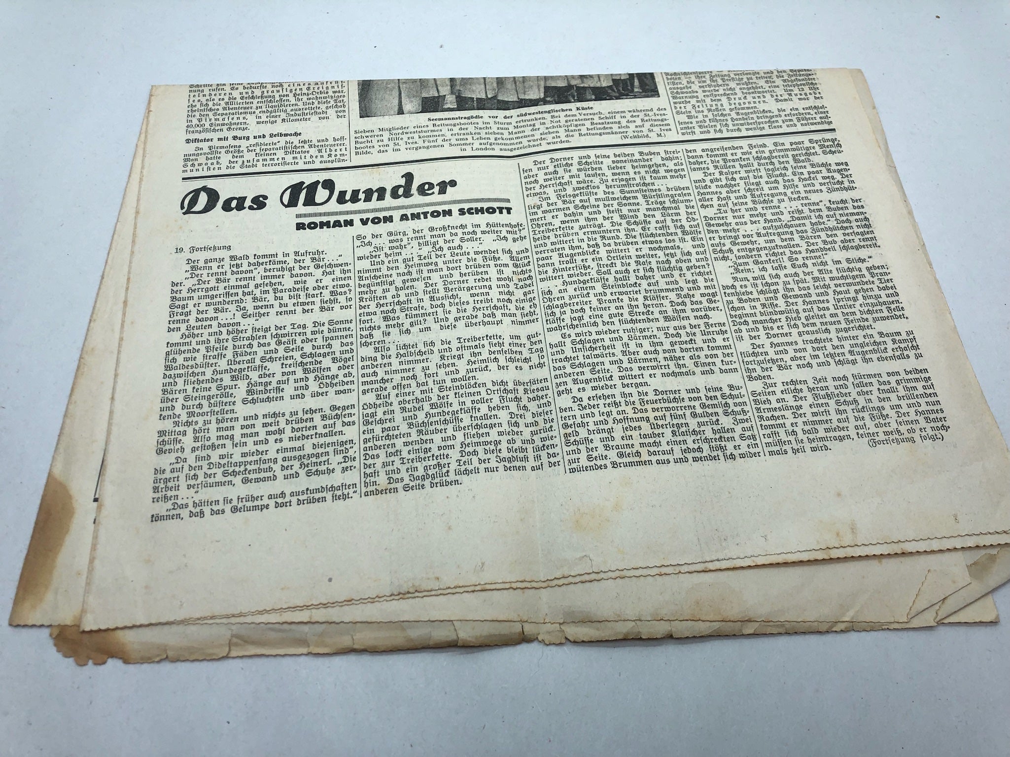 Original WW2 German Political Newspaper - 18th February 1939 - The Militaria Shop