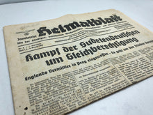 Lade das Bild in den Galerie-Viewer, Original WW2 German NSDAP Heimatblatt Political Newspaper - 4th August 1938 - The Militaria Shop