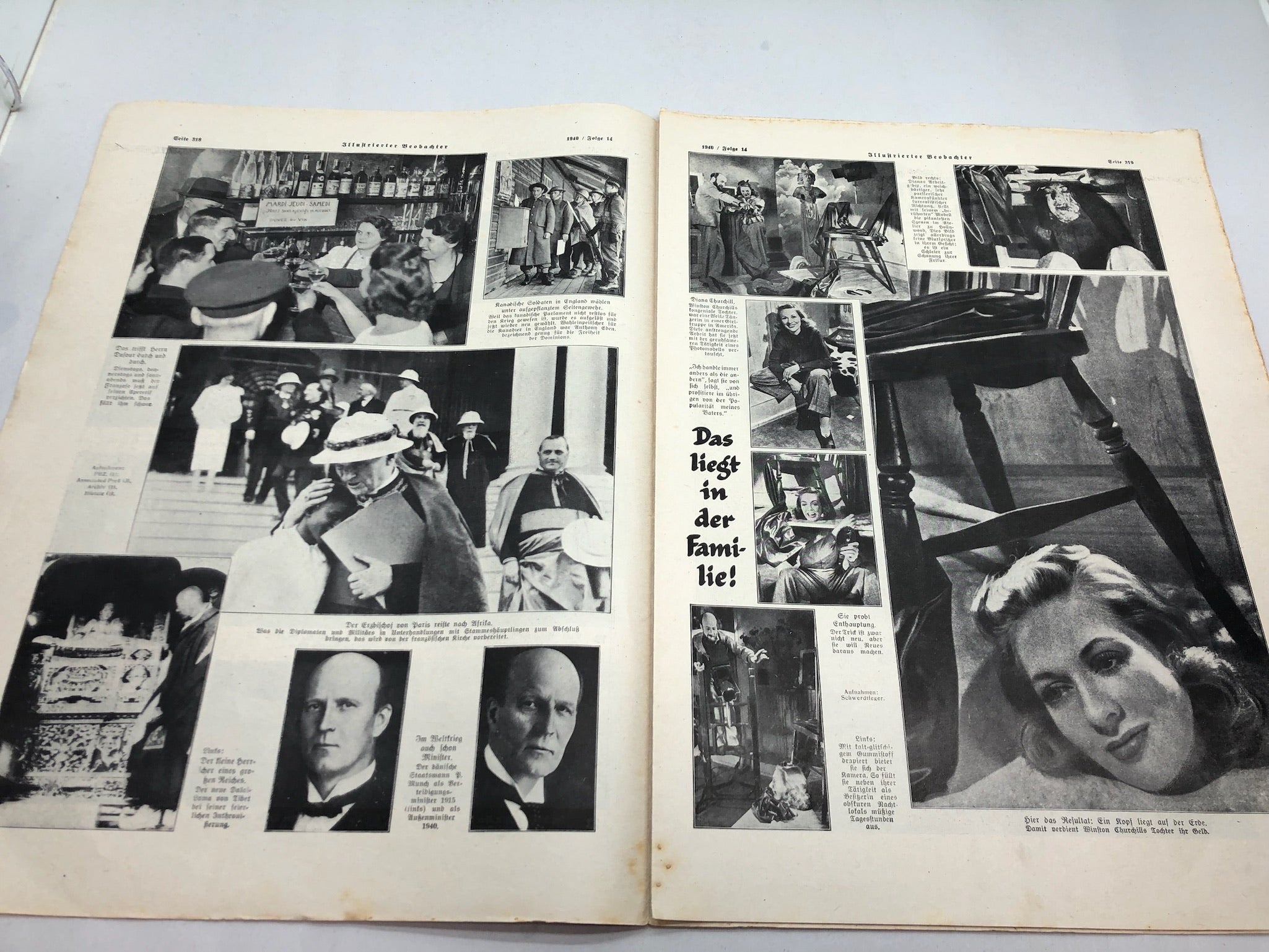 JB Juustrierter Beobachter NSDAP Magazine Original WW2 German - 4 April 1940 - The Militaria Shop