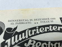 Lade das Bild in den Galerie-Viewer, JB Juustrierter Beobachter NSDAP Magazine Original WW2 German - 26th December 1940 - The Militaria Shop