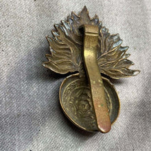 Load image into Gallery viewer, Original WW2 British Army Royal Fusiliers Cap Badge - The Militaria Shop