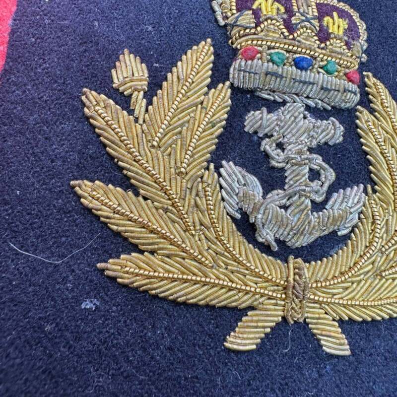 British Royal Navy Bullion Embroidered Blazer Badge - The Militaria Shop