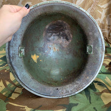 Charger l'image dans la galerie, Original WW2 British Style South African Mk2 Army Combat Helmet - The Militaria Shop