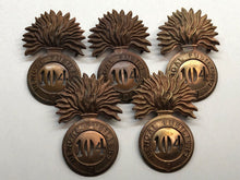 Load image into Gallery viewer, British Army 104th Regiment of Foot Bengal Fusiliers Cap Badge - The Militaria Shop