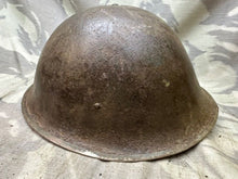 Load image into Gallery viewer, Original WW2 Canadian / British Army Mk3 High Rivet Turtle Helmet - The Militaria Shop