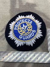 Load image into Gallery viewer, Large Unknown 'Protecta Guards' Sewn Badge - The Militaria Shop