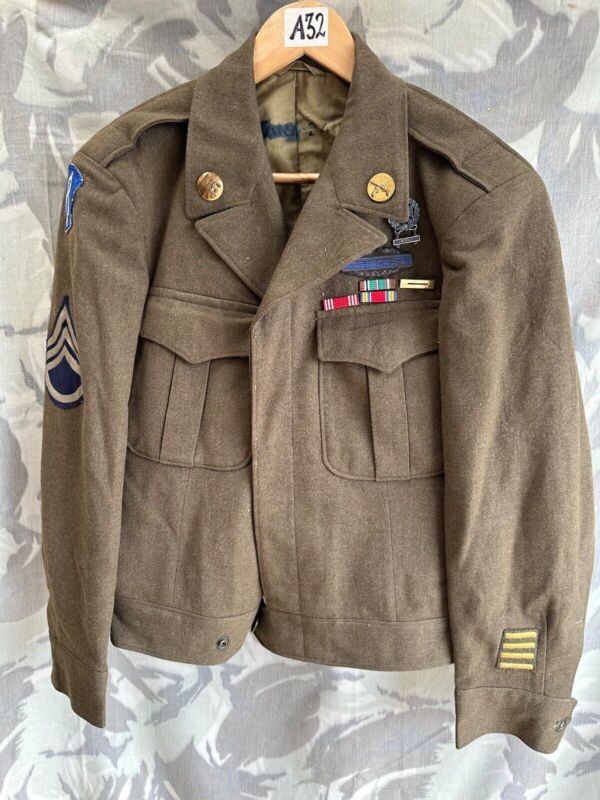 Original 1944 Dated US Army Ike Jacket - Size 38 R