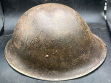 Load image into Gallery viewer, Original WW2 British / Canadian Army Mk3 Turtle Helmet - The Militaria Shop