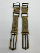 Charger l'image dans la galerie, Original WW2 British Army 37 Pattern Brace Adaptors - 1944 Dated - The Militaria Shop