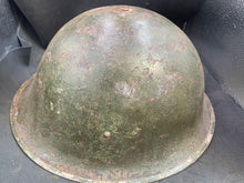 Lade das Bild in den Galerie-Viewer, Original WW2 British Army / Canadian Army Mk3 Turtle Combat Helmet - The Militaria Shop