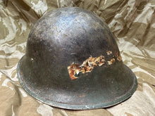 Charger l'image dans la galerie, WW2 Mk3 High Rivet Turtle - British / Canadian Army Helmet - Nice Original - The Militaria Shop