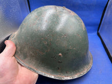 Load image into Gallery viewer, Original WW2 British Army Mk3 Combat Helmet & Liner Set - The Militaria Shop