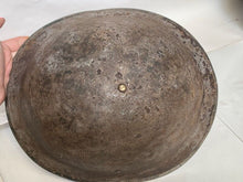 Load image into Gallery viewer, Original WW2 British / Canadian Army Mk3 Turtle Helmet - The Militaria Shop