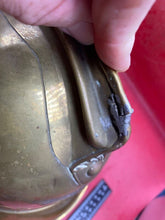 Charger l'image dans la galerie, Original Early 1900's French Fire Brigade Helmet with Liner & Chinstrap - The Militaria Shop