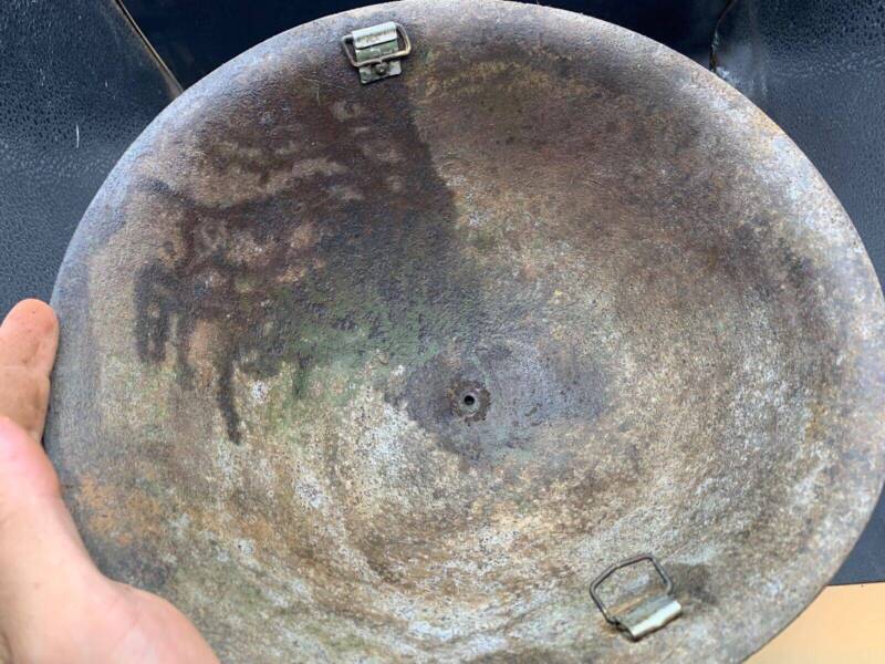 Original WW2 Onwards (1945-1952) British Army Mk4 Turtle Helmet - The Militaria Shop