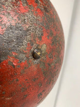 Charger l'image dans la galerie, Mk3 Canadian / British Army Original WW2 Turtle Helmet High Rivet - The Militaria Shop