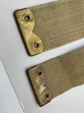Load image into Gallery viewer, Original WW2 British Army 37 Pattern L Straps Pair - Wartime Dated - The Militaria Shop