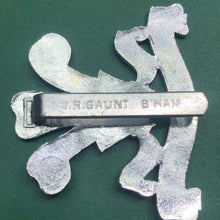 Load image into Gallery viewer, Genuine British Army The Royal Hussars Staybrite Cap Badge - The Militaria Shop