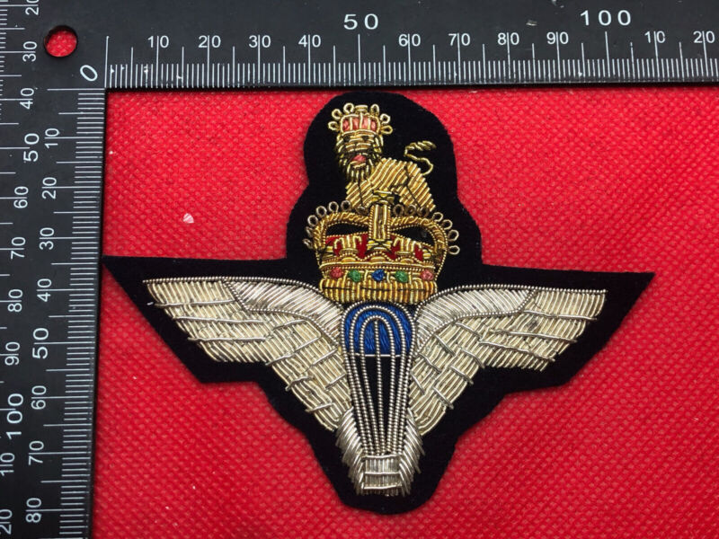 British Army Bullion Embroidered Blazer Badge - Parachute Regiment - The Militaria Shop