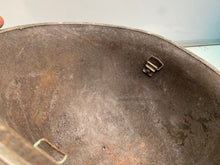 Charger l'image dans la galerie, Original WW2 Canadian / British Army MK3 Turtle Helmet - Untouched Original!!! - The Militaria Shop