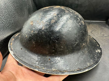 Load image into Gallery viewer, Original WW2 British Army Mk2 Combat Helmet Shell - South African Production - The Militaria Shop
