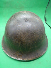Load image into Gallery viewer, Original WW2 British / Canadian Army Mk3 High Rivet Turtle Army Combat Helmet - The Militaria Shop