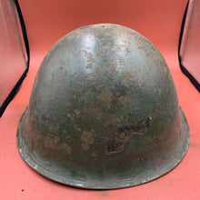 Charger l'image dans la galerie, Original British / Canadian Army WW2 Soldiers Military Combat Mk3 Turtle Helmet - The Militaria Shop
