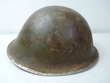 Charger l'image dans la galerie, Original WW2 British / Canadian Army Mk3 High Rivet Turtle Army Combat Helmet - The Militaria Shop