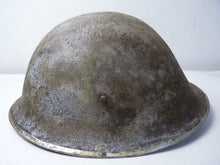 Load image into Gallery viewer, Mk3 Canadian / British Army Original WW2 Turtle Helmet High Rivet - The Militaria Shop