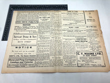 Load image into Gallery viewer, Original WW2 British Newspaper Channel Islands Occupation Jersey - June 1941 - The Militaria Shop