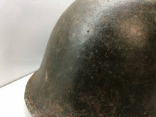 Load image into Gallery viewer, WW2 Canadian / British Army Mk3 Turtle Helmet Shell Original - The Militaria Shop