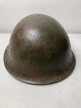 Load image into Gallery viewer, Mk3 Canadian / British Army Original WW2 Turtle Helmet High Rivet - The Militaria Shop