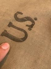 Charger l'image dans la galerie, Original WW2 US Army M1928 Haversack Pack Tail - 1944 Dated - The Militaria Shop