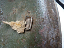Load image into Gallery viewer, Mk3 Canadian / British Army Original WW2 Turtle Helmet High Rivet - The Militaria Shop