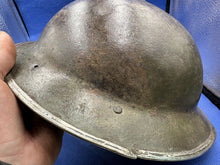 Load image into Gallery viewer, Original WW2 British Army (South African) Mk2 Combat Helmet & Liner Set - The Militaria Shop