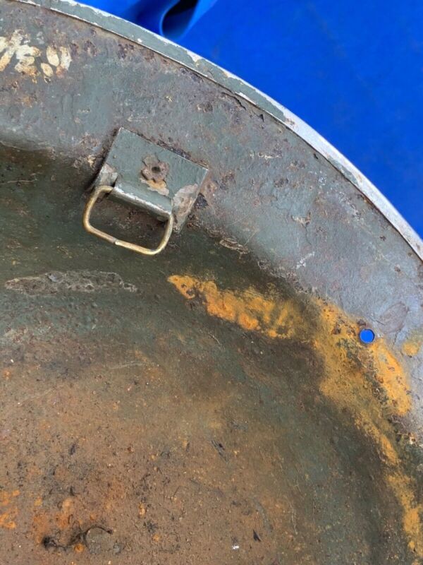 Original WW2 British Army South African Made Combat Helmet Mk2 Brodie - The Militaria Shop