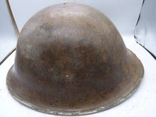 Load image into Gallery viewer, Original WW2 British / Canadian Army Mk3 High Rivet Turtle Army Combat Helmet - The Militaria Shop